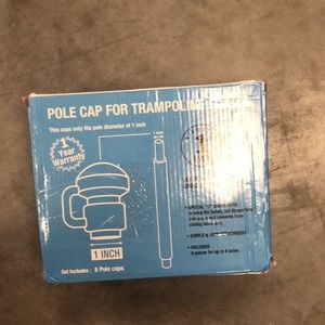 Trampoline pole caps